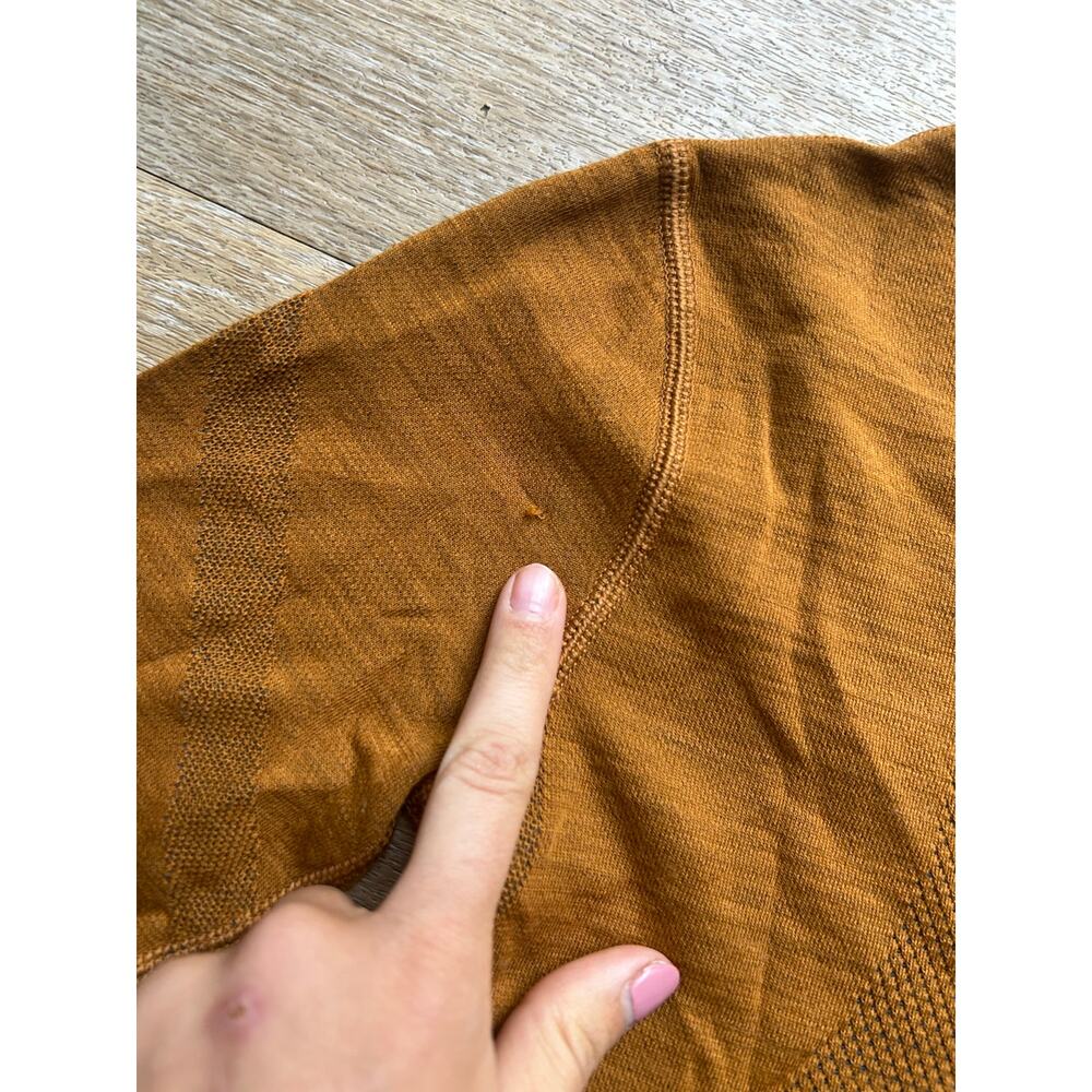 Smartwool Intraknit Thermal Merino200 BaseLayerOrange Hiking granola outdoorsy - Picture 10 of 15